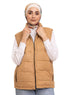 Beige Velvet Vest - Design 1 - Khotwh
